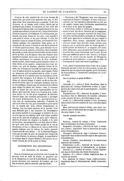 Le cabinet de l'amateur et de l'antiquaire revue des tableaux et des estampes anciennes, des objets d'art, d'antiquite et de curiosite