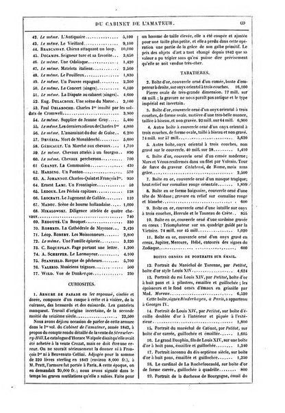 Le cabinet de l'amateur et de l'antiquaire revue des tableaux et des estampes anciennes, des objets d'art, d'antiquite et de curiosite