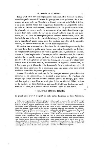 Le cabinet de l'amateur et de l'antiquaire revue des tableaux et des estampes anciennes, des objets d'art, d'antiquite et de curiosite