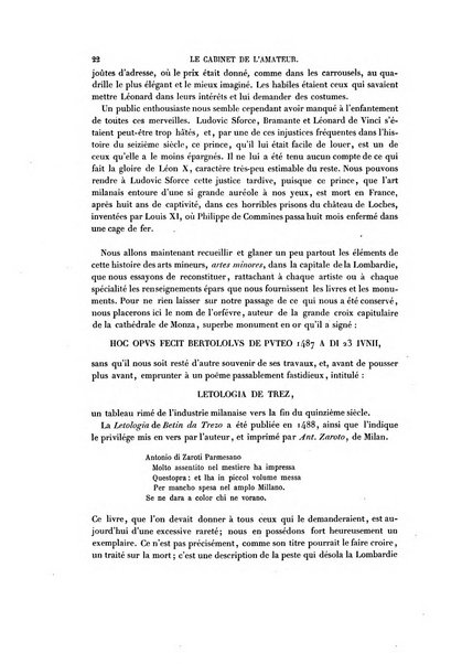 Le cabinet de l'amateur et de l'antiquaire revue des tableaux et des estampes anciennes, des objets d'art, d'antiquite et de curiosite