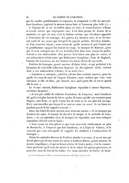 Le cabinet de l'amateur et de l'antiquaire revue des tableaux et des estampes anciennes, des objets d'art, d'antiquite et de curiosite