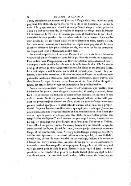 Le cabinet de l'amateur et de l'antiquaire revue des tableaux et des estampes anciennes, des objets d'art, d'antiquite et de curiosite