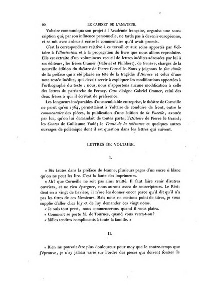 Le cabinet de l'amateur et de l'antiquaire revue des tableaux et des estampes anciennes, des objets d'art, d'antiquite et de curiosite