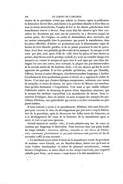 Le cabinet de l'amateur et de l'antiquaire revue des tableaux et des estampes anciennes, des objets d'art, d'antiquite et de curiosite