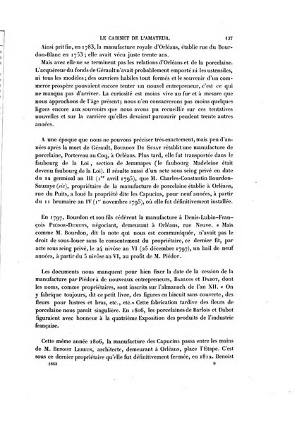 Le cabinet de l'amateur et de l'antiquaire revue des tableaux et des estampes anciennes, des objets d'art, d'antiquite et de curiosite