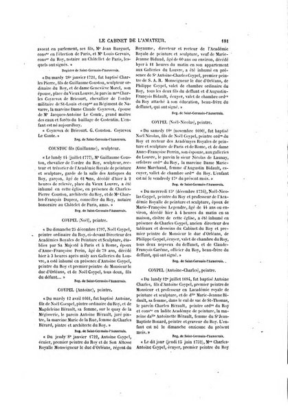 Le cabinet de l'amateur et de l'antiquaire revue des tableaux et des estampes anciennes, des objets d'art, d'antiquite et de curiosite