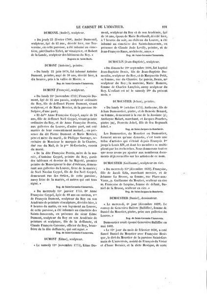 Le cabinet de l'amateur et de l'antiquaire revue des tableaux et des estampes anciennes, des objets d'art, d'antiquite et de curiosite