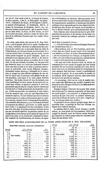 Le cabinet de l'amateur et de l'antiquaire revue des tableaux et des estampes anciennes, des objets d'art, d'antiquite et de curiosite