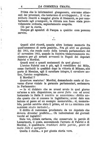 La commedia umana giornale-opuscolo settimanale