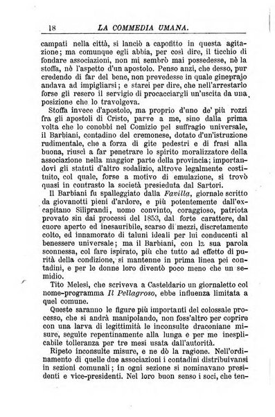 La commedia umana giornale-opuscolo settimanale