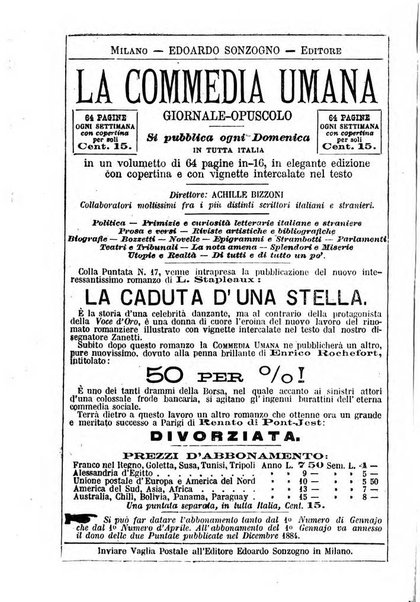 La commedia umana giornale-opuscolo settimanale