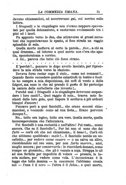 La commedia umana giornale-opuscolo settimanale