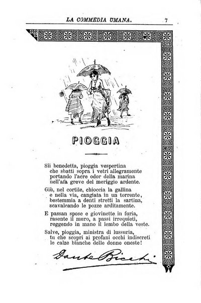 La commedia umana giornale-opuscolo settimanale