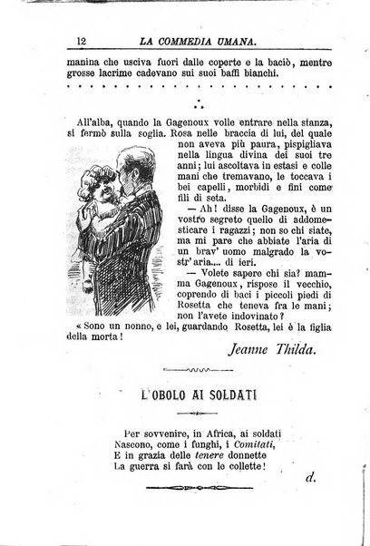 La commedia umana giornale-opuscolo settimanale