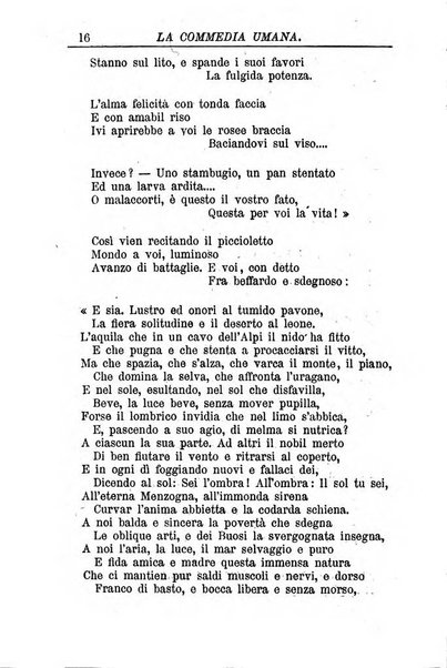 La commedia umana giornale-opuscolo settimanale