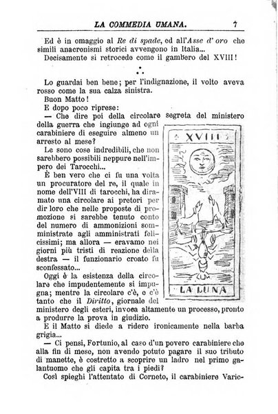 La commedia umana giornale-opuscolo settimanale