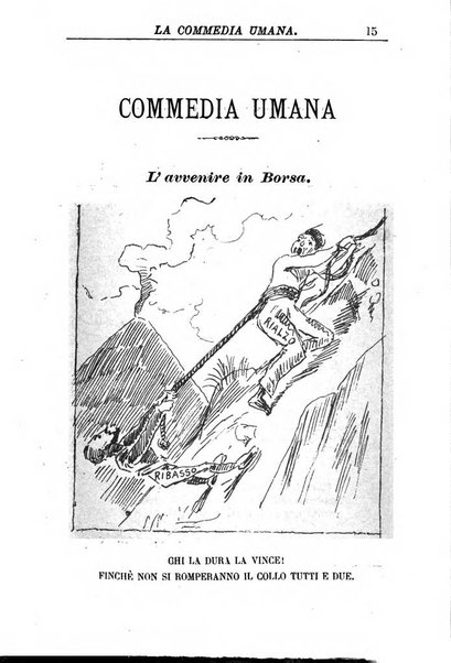 La commedia umana giornale-opuscolo settimanale