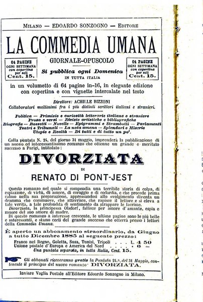 La commedia umana giornale-opuscolo settimanale