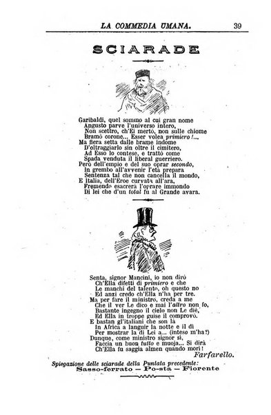 La commedia umana giornale-opuscolo settimanale