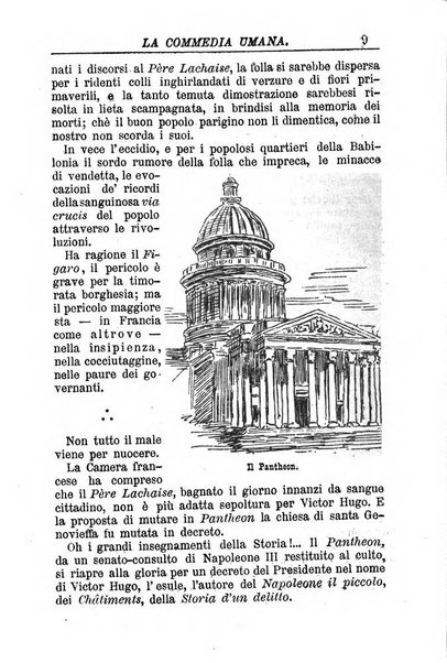 La commedia umana giornale-opuscolo settimanale