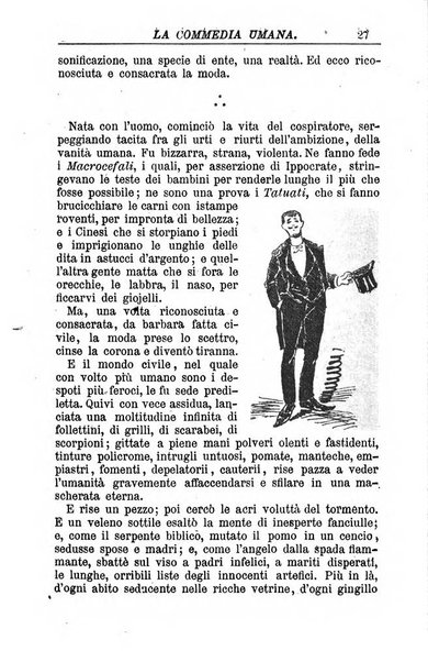 La commedia umana giornale-opuscolo settimanale