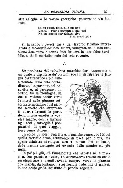 La commedia umana giornale-opuscolo settimanale