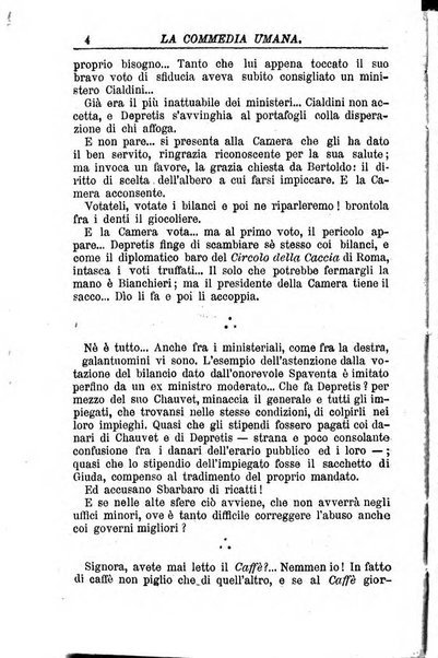 La commedia umana giornale-opuscolo settimanale