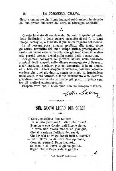 La commedia umana giornale-opuscolo settimanale