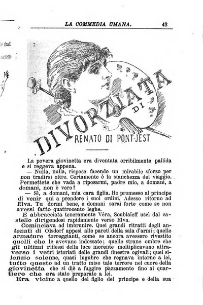 La commedia umana giornale-opuscolo settimanale