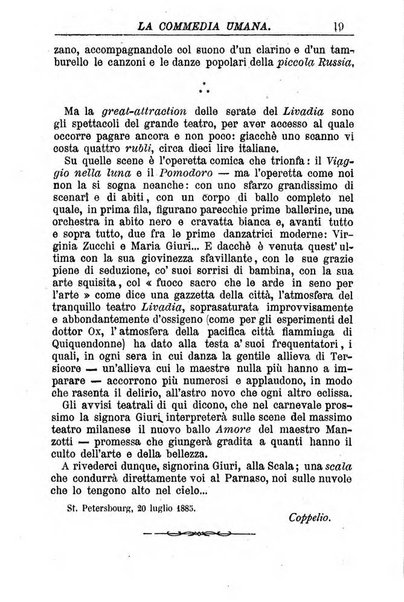 La commedia umana giornale-opuscolo settimanale