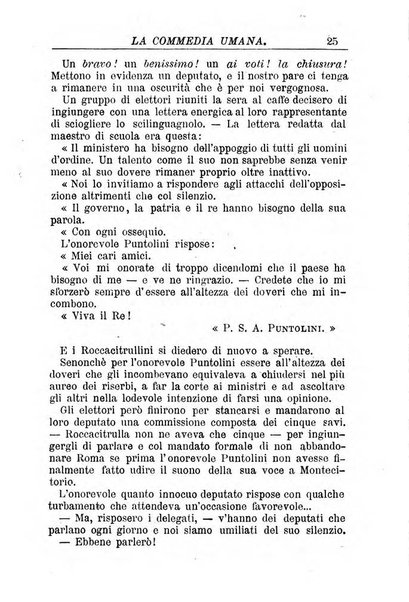 La commedia umana giornale-opuscolo settimanale