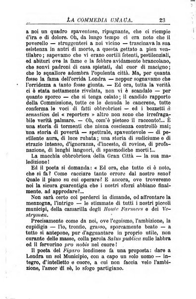 La commedia umana giornale-opuscolo settimanale