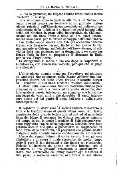 La commedia umana giornale-opuscolo settimanale