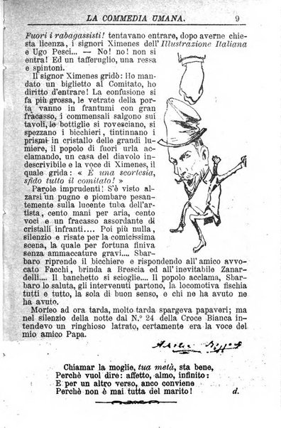 La commedia umana giornale-opuscolo settimanale