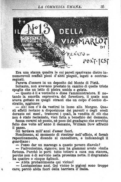 La commedia umana giornale-opuscolo settimanale