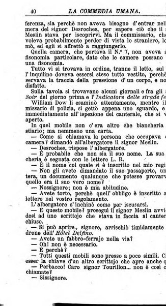 La commedia umana giornale-opuscolo settimanale