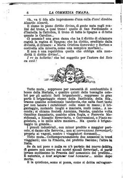 La commedia umana giornale-opuscolo settimanale