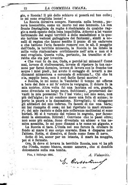 La commedia umana giornale-opuscolo settimanale