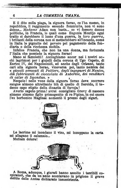 La commedia umana giornale-opuscolo settimanale