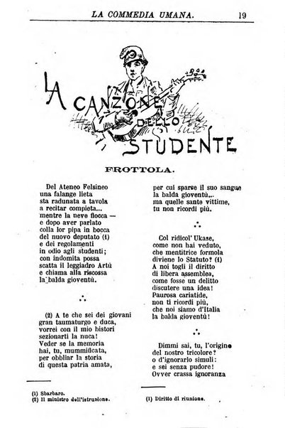 La commedia umana giornale-opuscolo settimanale