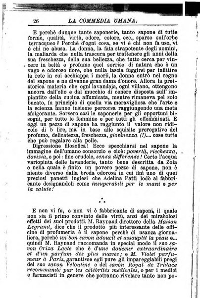 La commedia umana giornale-opuscolo settimanale