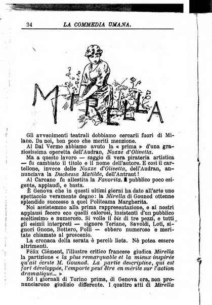 La commedia umana giornale-opuscolo settimanale