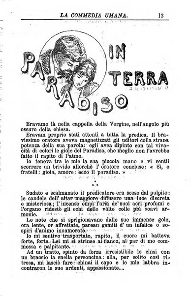 La commedia umana giornale-opuscolo settimanale