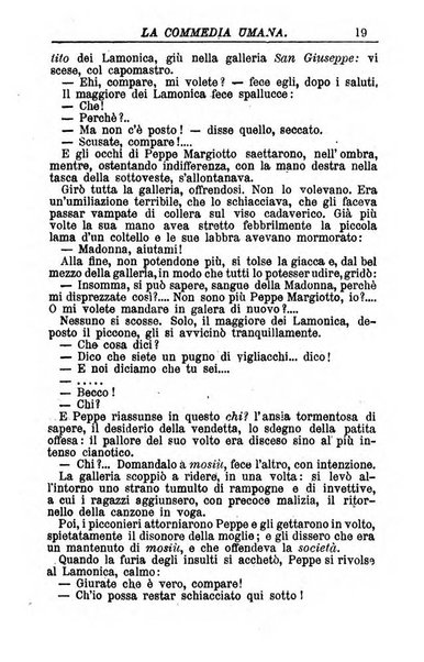 La commedia umana giornale-opuscolo settimanale