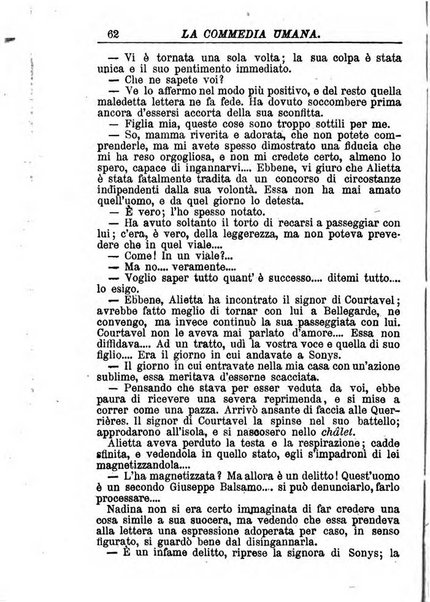 La commedia umana giornale-opuscolo settimanale