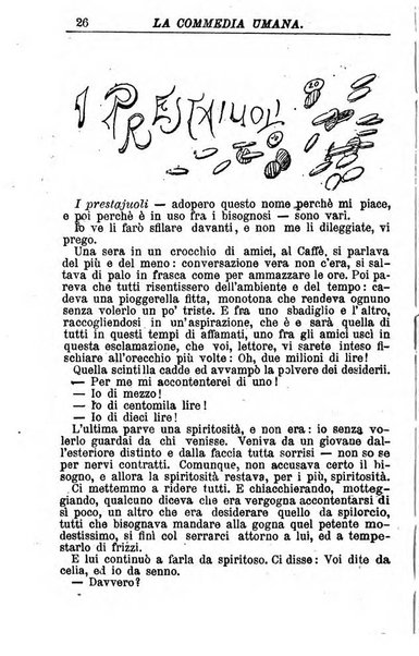 La commedia umana giornale-opuscolo settimanale