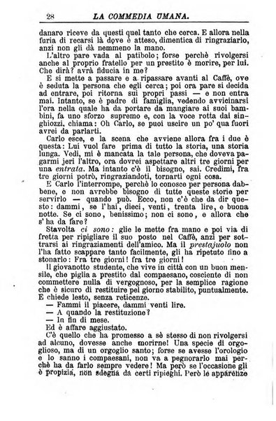 La commedia umana giornale-opuscolo settimanale