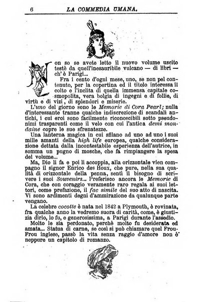 La commedia umana giornale-opuscolo settimanale