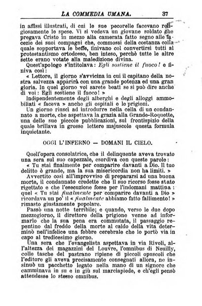 La commedia umana giornale-opuscolo settimanale