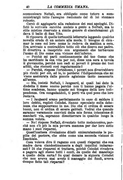 La commedia umana giornale-opuscolo settimanale